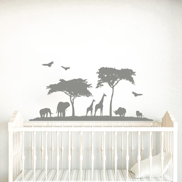 Decal House Safari Nursery Wall Decal & Reviews Wayfair